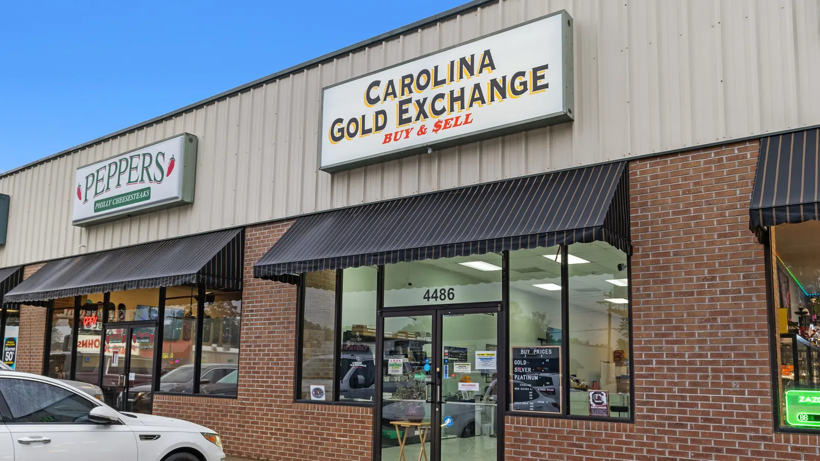 Carolina Gold Exchange storefront location in Myrtle Beach at 4486 Dick Pond Road